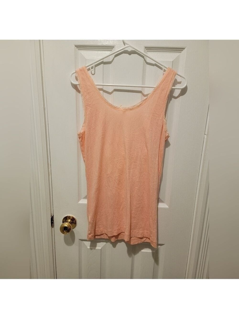 J. Crew Ruffle Front Distressed Tank Top - Picture 6 of 7